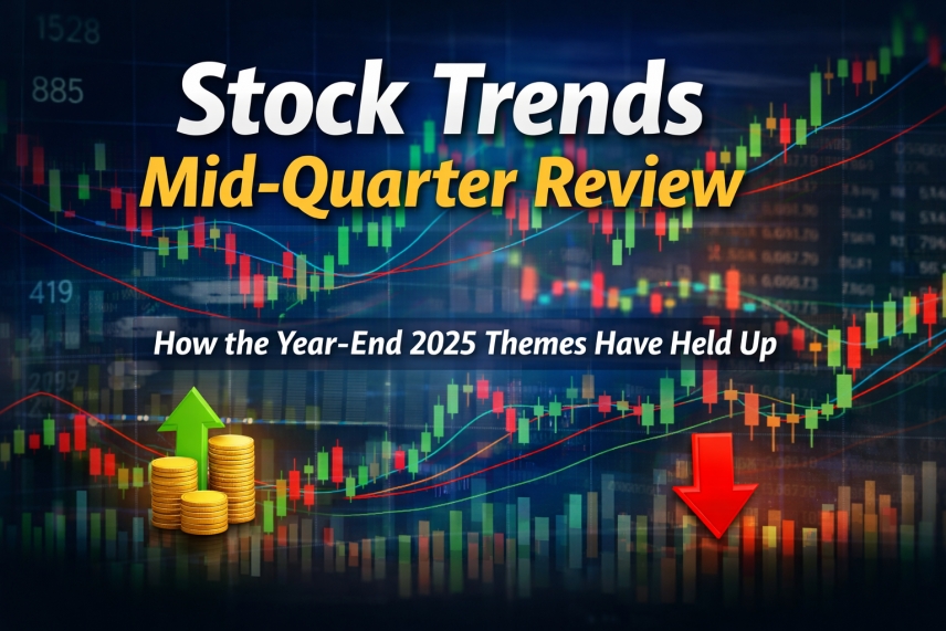 Stock Trends Mid-Quarter Review: How the Year-End 2025 Themes Are Performing in Q1 2026