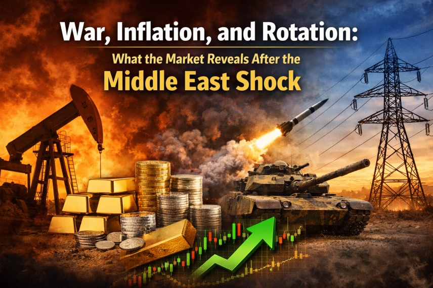 War, Inflation, and Rotation: What Stock Trends Reveals After the Middle East Shock