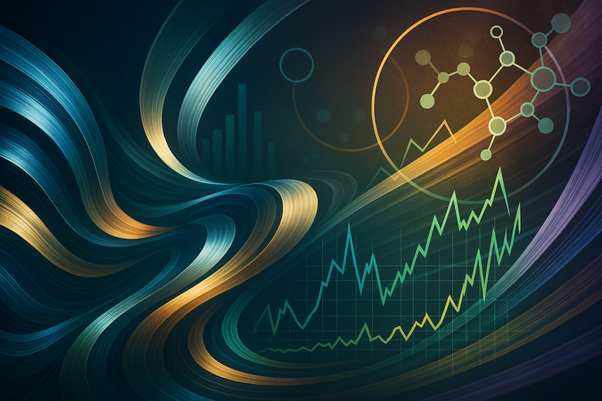 Abstract illustration representing diversified investment rotations across sectors.