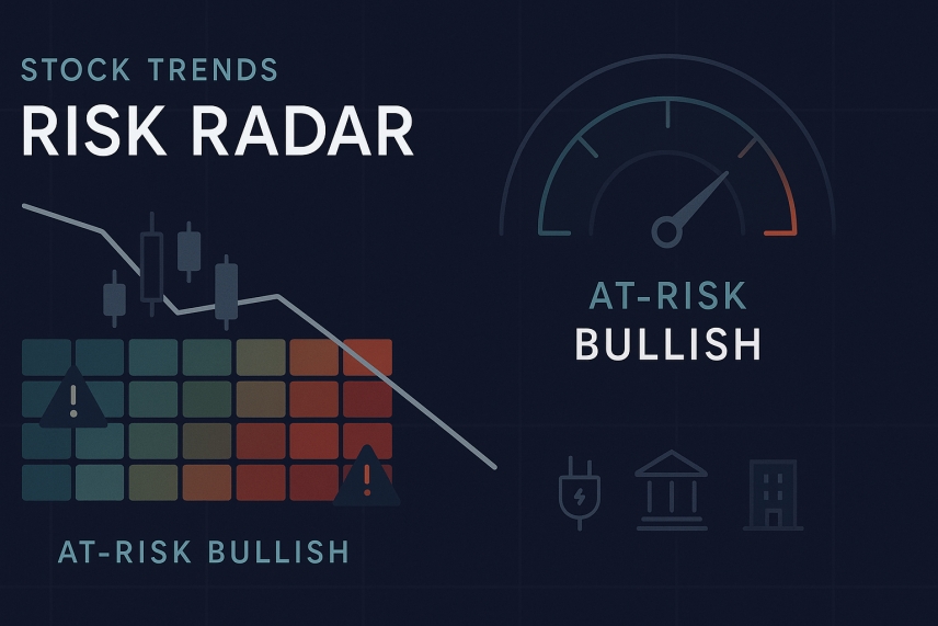 Spotlight on Risk: Bullish Stocks Showing Signs of Weakness